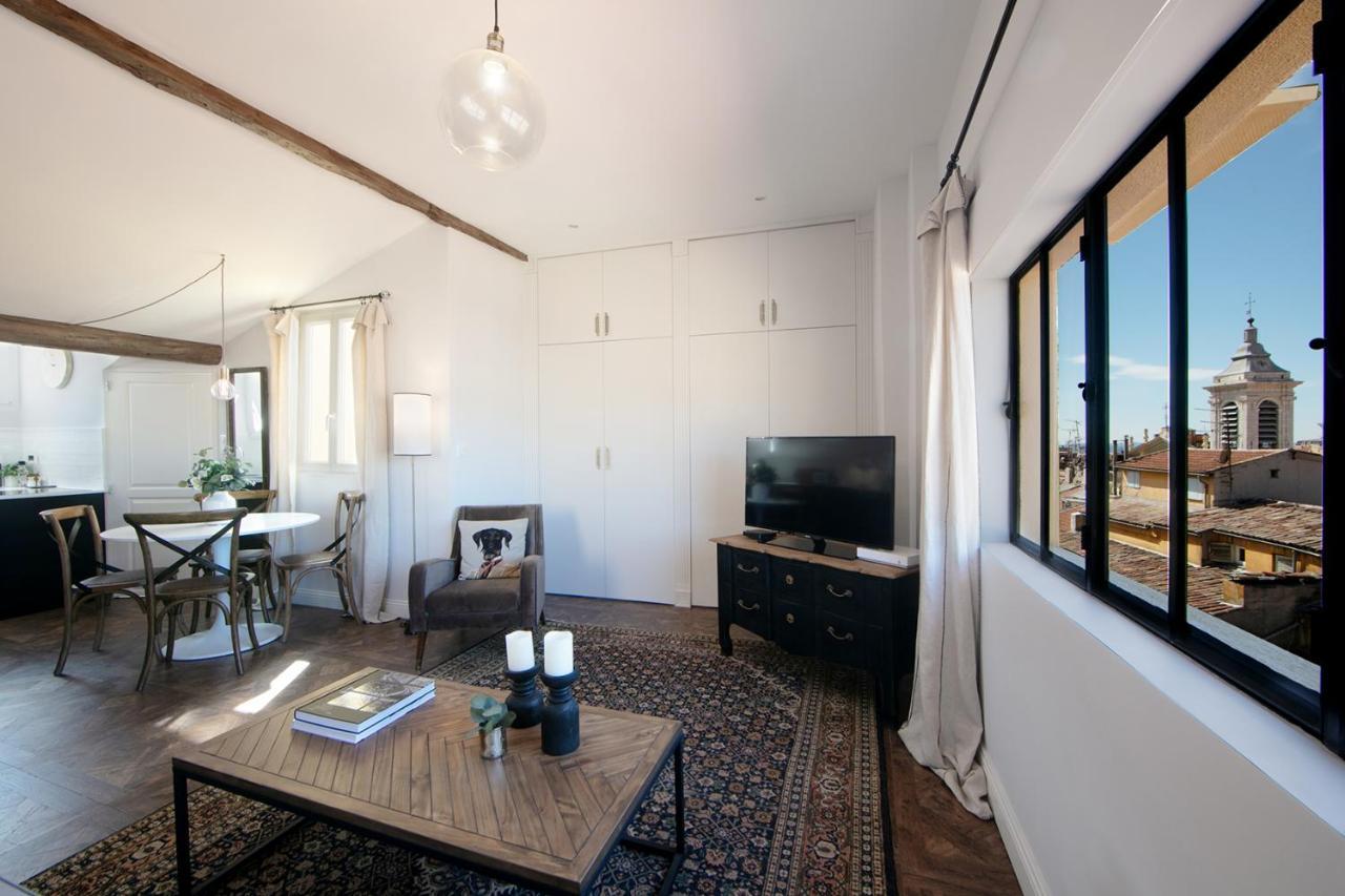 Apartmán Cocoon Loft - Magnifique Loft Sous Toit, Refait A Neuf, Vues Splendides, Clim, Wifi Nice Exteriér fotografie